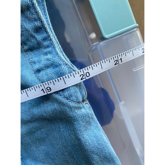 Madewell Denim Tunic Dress Womens L Blue Kelleyville Wash Cotton Linen Cowgirl - Picture 7 of 8